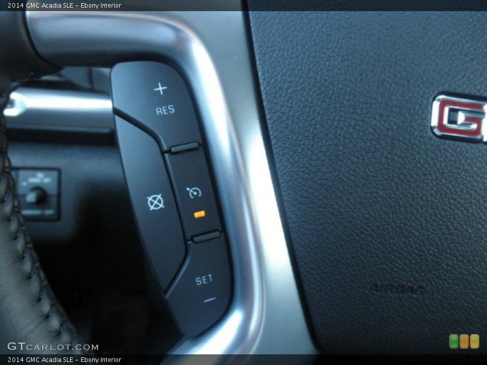 Ebony Interior Controls for the 2014 GMC Acadia SLE #82528500