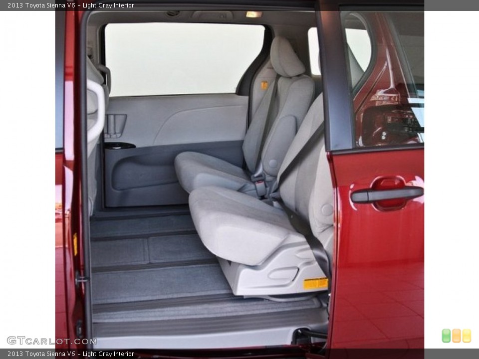 Light Gray Interior Rear Seat for the 2013 Toyota Sienna V6 #82529036