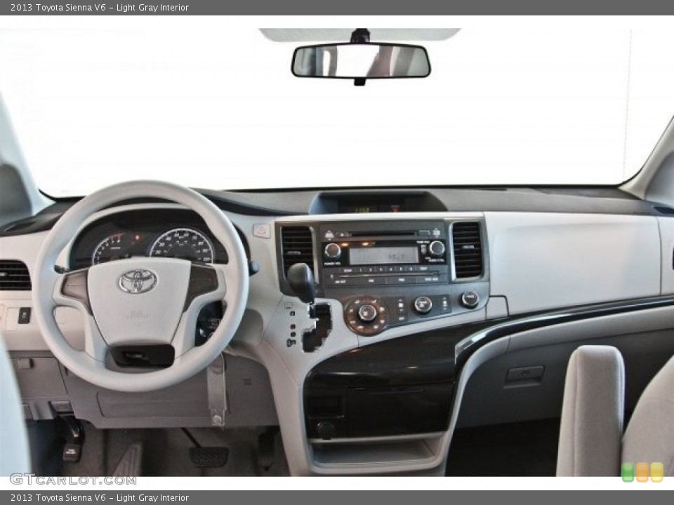 Light Gray Interior Dashboard for the 2013 Toyota Sienna V6 #82529109