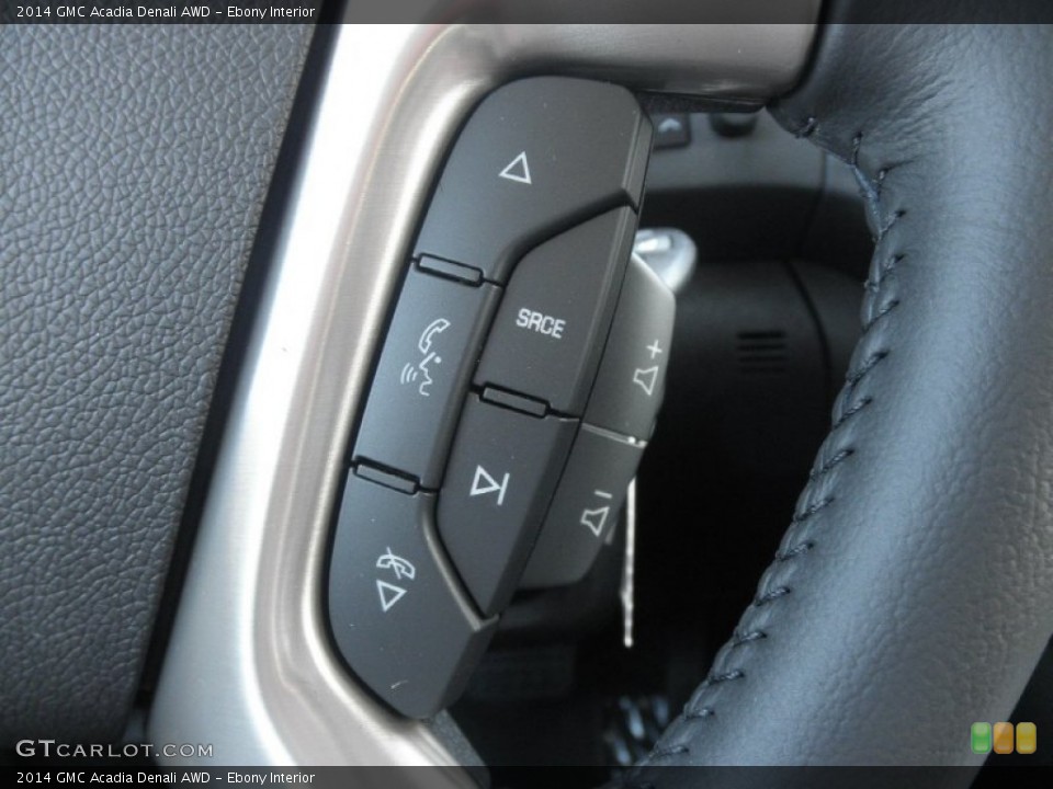 Ebony Interior Controls for the 2014 GMC Acadia Denali AWD #82529201