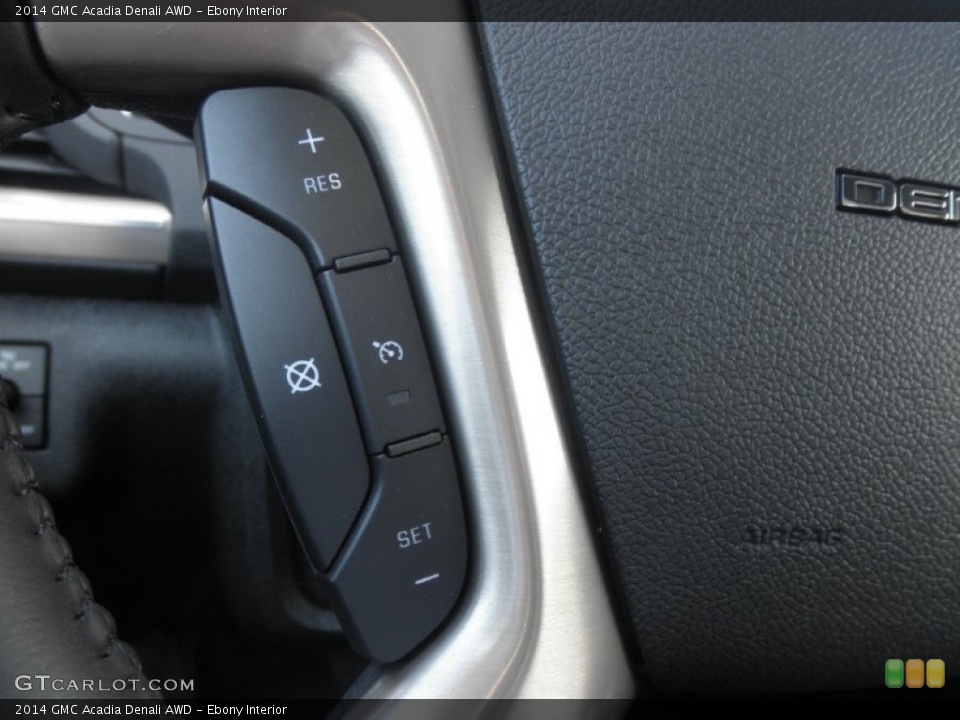 Ebony Interior Controls for the 2014 GMC Acadia Denali AWD #82529213