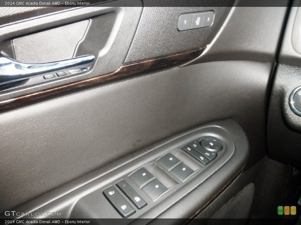 Ebony Interior Controls for the 2014 GMC Acadia Denali AWD #82529245