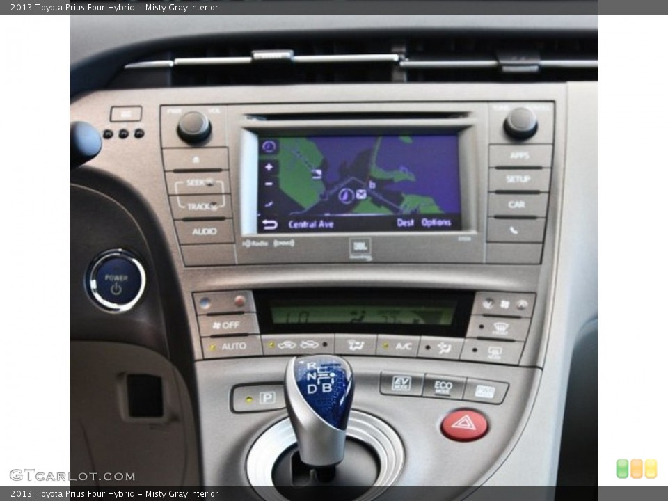 Misty Gray Interior Navigation for the 2013 Toyota Prius Four Hybrid #82529282