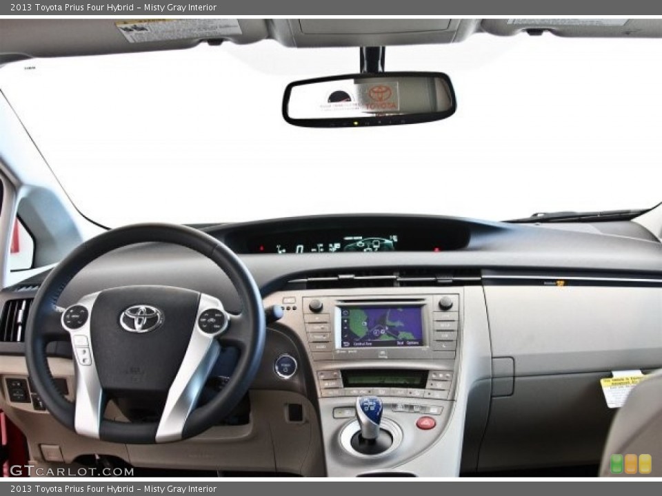 Misty Gray Interior Dashboard for the 2013 Toyota Prius Four Hybrid #82529321