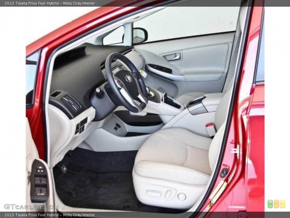 Misty Gray Interior Prime Interior for the 2013 Toyota Prius Four Hybrid #82529380
