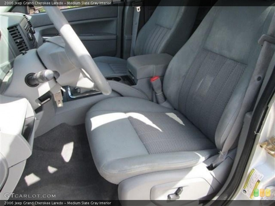 Medium Slate Gray Interior Front Seat for the 2006 Jeep Grand Cherokee Laredo #82529909