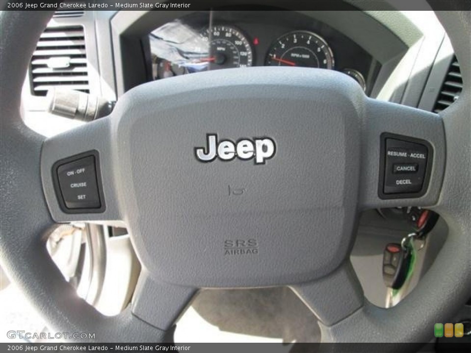 Medium Slate Gray Interior Controls for the 2006 Jeep Grand Cherokee Laredo #82529988