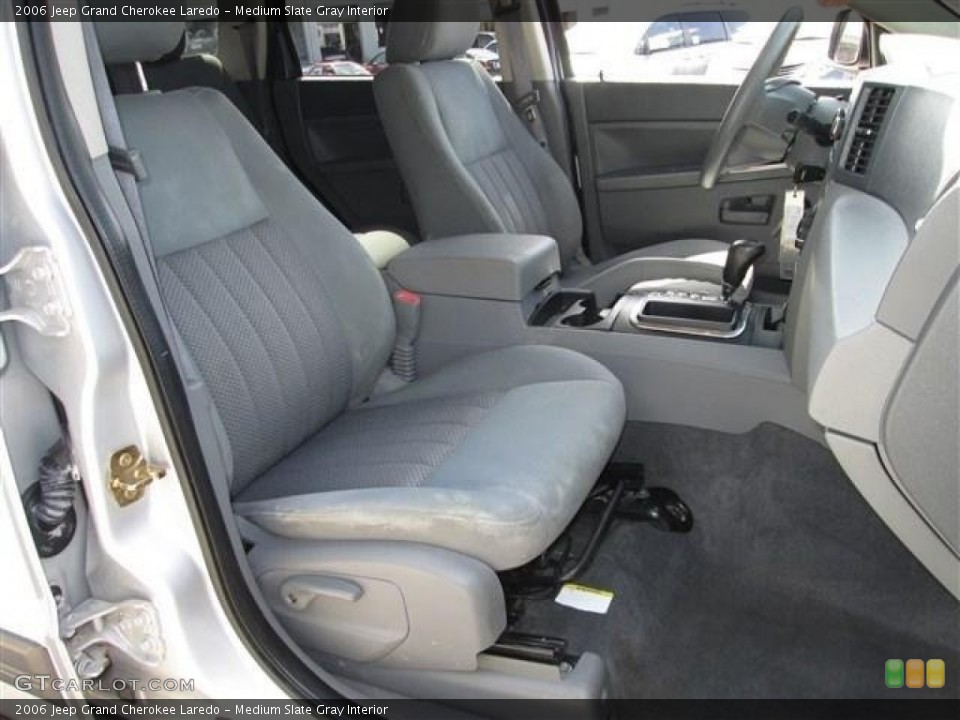 Medium Slate Gray Interior Front Seat for the 2006 Jeep Grand Cherokee Laredo #82530056