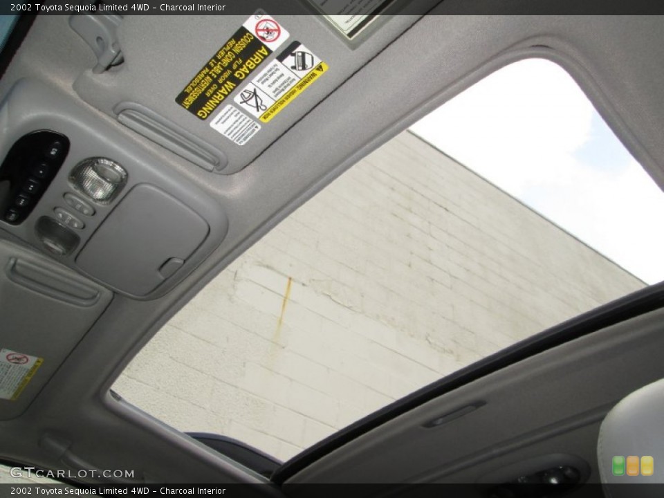 Charcoal Interior Sunroof for the 2002 Toyota Sequoia Limited 4WD #82531522