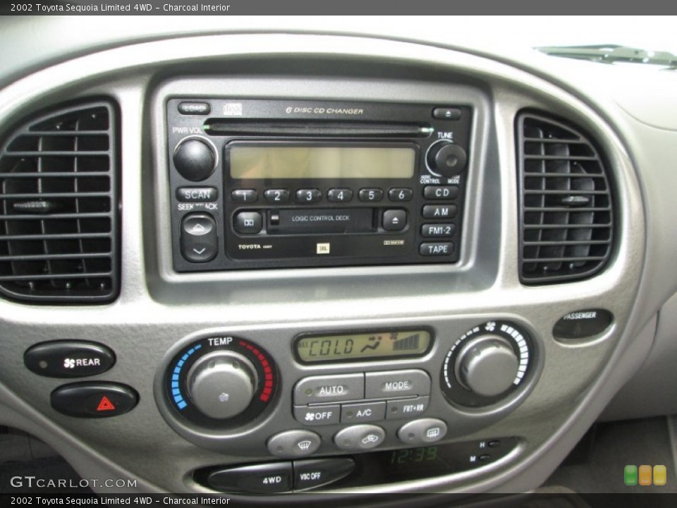 Charcoal Interior Controls for the 2002 Toyota Sequoia Limited 4WD #82531544