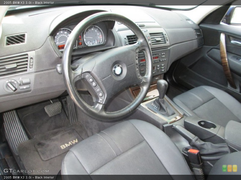 Black Interior Prime Interior for the 2005 BMW X3 3.0i #82532296