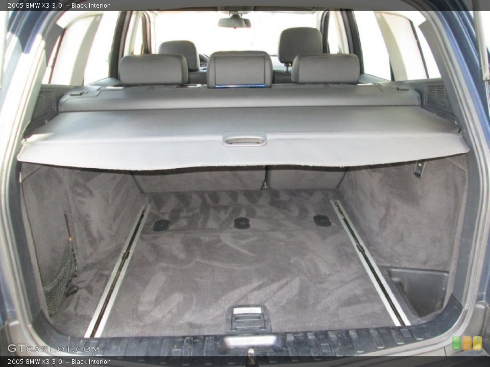 Black Interior Trunk for the 2005 BMW X3 3.0i #82532531