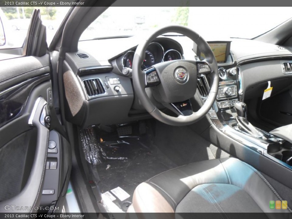 Ebony Interior Photo for the 2013 Cadillac CTS -V Coupe #82536992