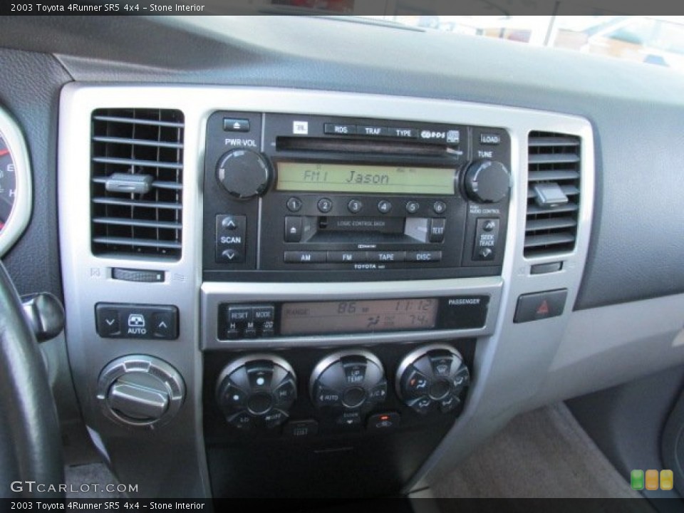 Stone Interior Controls for the 2003 Toyota 4Runner SR5 4x4 #82537130
