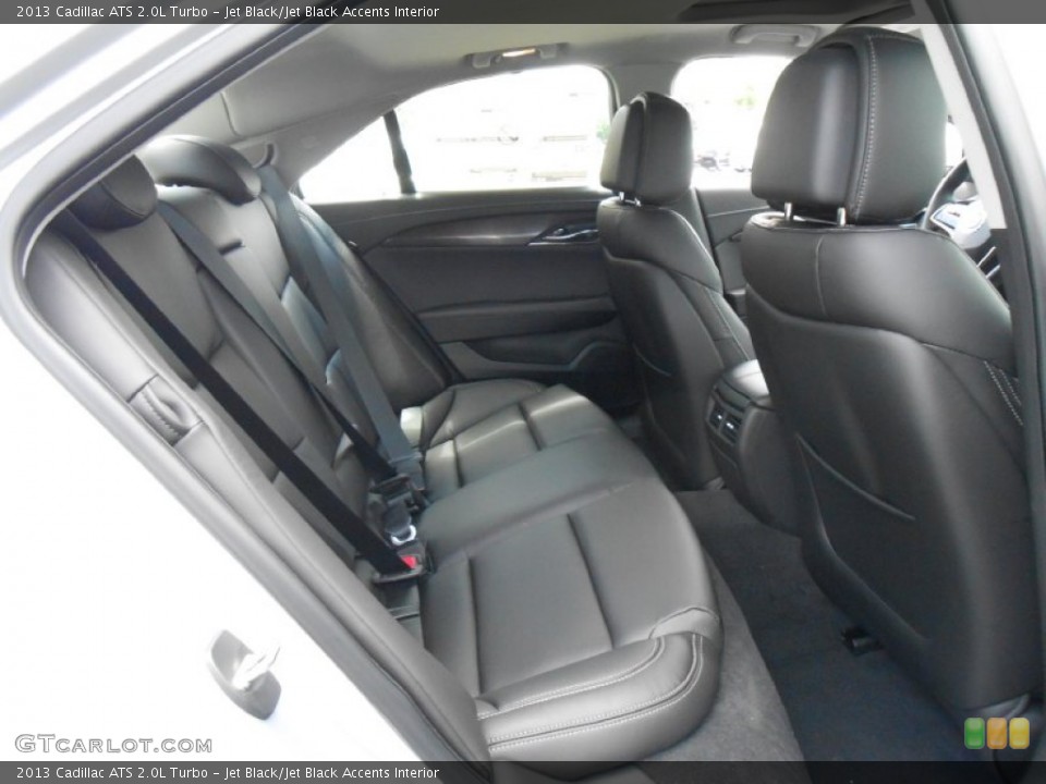 Jet Black/Jet Black Accents Interior Rear Seat for the 2013 Cadillac ATS 2.0L Turbo #82538010