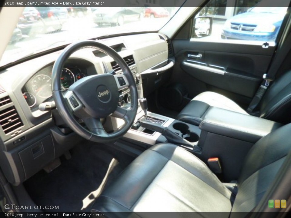 Dark Slate Gray Interior Prime Interior for the 2010 Jeep Liberty Limited 4x4 #82538525