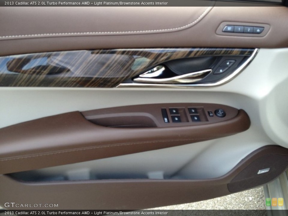 Light Platinum/Brownstone Accents Interior Door Panel for the 2013 Cadillac ATS 2.0L Turbo Performance AWD #82539680