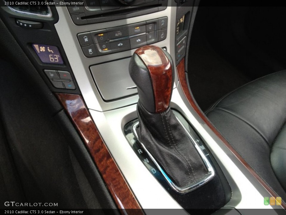 Ebony Interior Transmission for the 2010 Cadillac CTS 3.0 Sedan #82540352