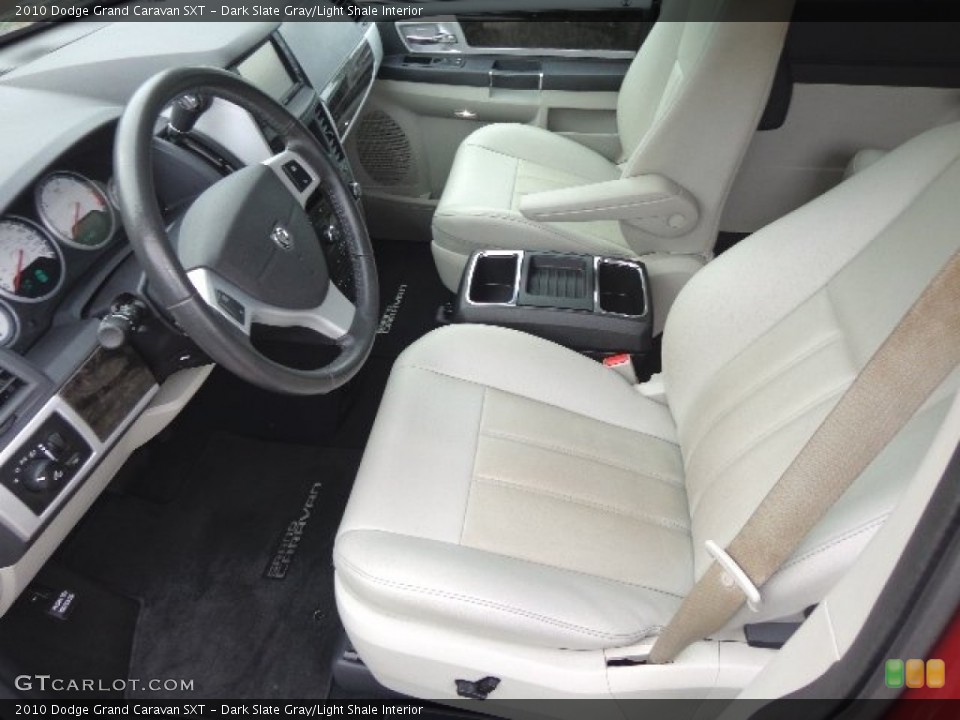 Dark Slate Gray/Light Shale Interior Front Seat for the 2010 Dodge Grand Caravan SXT #82542189