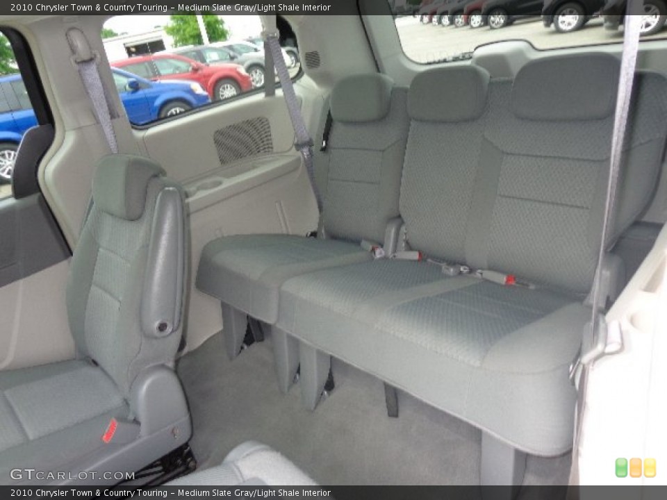 Medium Slate Gray/Light Shale Interior Rear Seat for the 2010 Chrysler Town & Country Touring #82543180