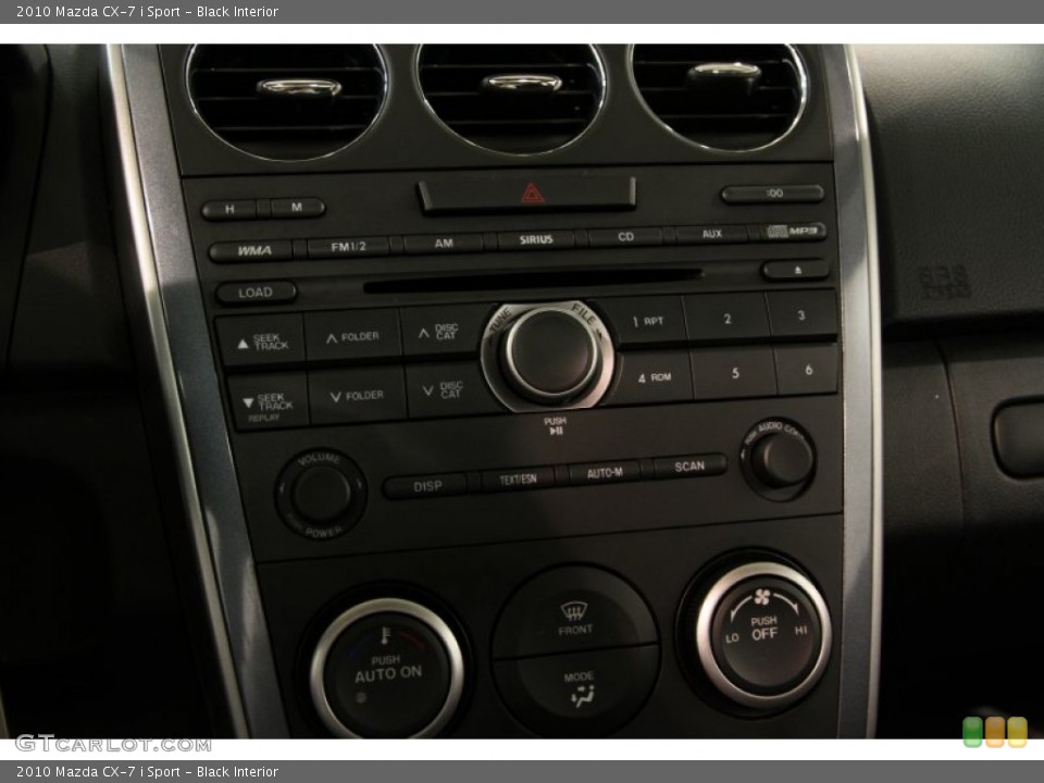 Black Interior Controls for the 2010 Mazda CX-7 i Sport #82543857