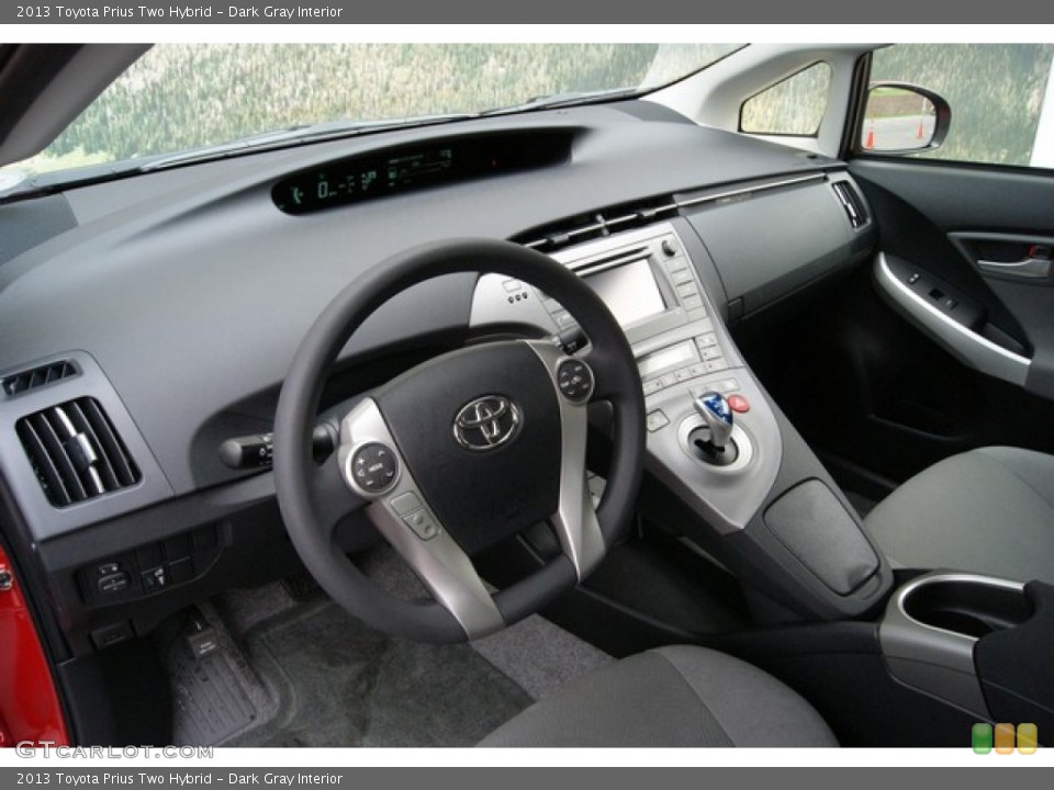 Dark Gray 2013 Toyota Prius Interiors
