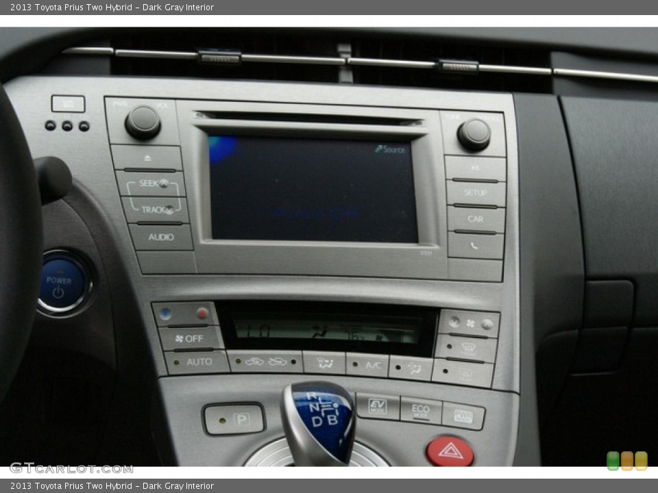 Dark Gray Interior Controls for the 2013 Toyota Prius Two Hybrid #82544309