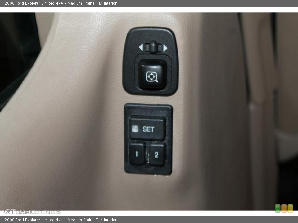 Medium Prairie Tan Interior Controls for the 2000 Ford Explorer Limited 4x4 #82544781