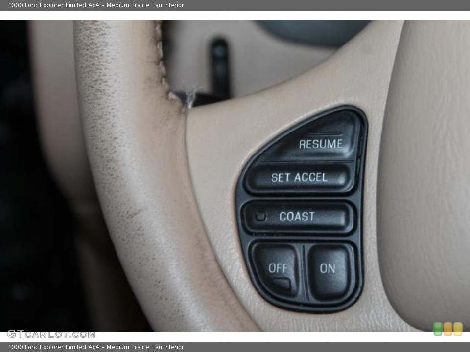 Medium Prairie Tan Interior Controls for the 2000 Ford Explorer Limited 4x4 #82544804