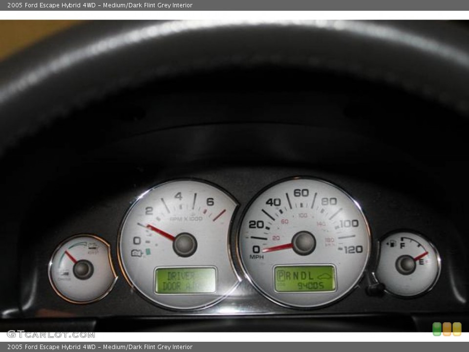 Medium/Dark Flint Grey Interior Gauges for the 2005 Ford Escape Hybrid 4WD #82545908