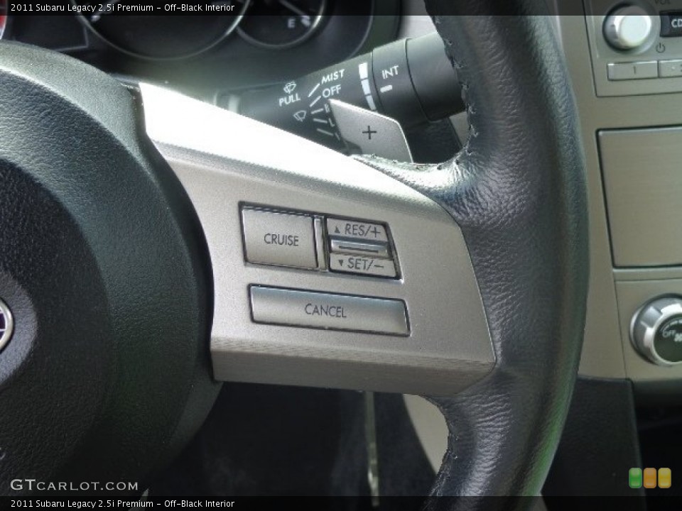 Off-Black Interior Controls for the 2011 Subaru Legacy 2.5i Premium #82546202