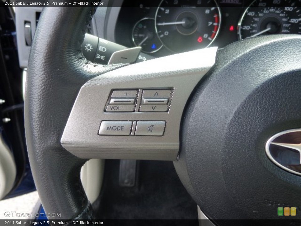 Off-Black Interior Controls for the 2011 Subaru Legacy 2.5i Premium #82546223