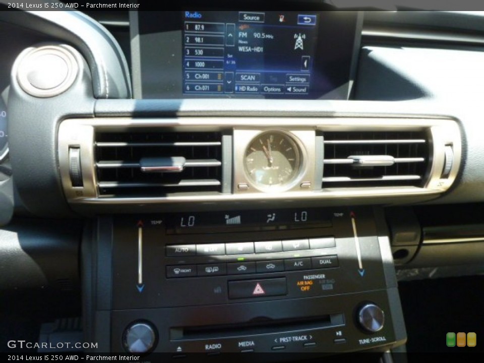 Parchment Interior Controls for the 2014 Lexus IS 250 AWD #82547450