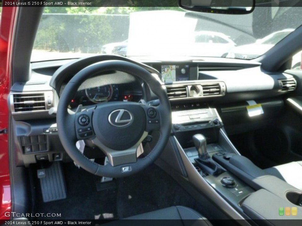 Black Interior Dashboard for the 2014 Lexus IS 250 F Sport AWD #82547598
