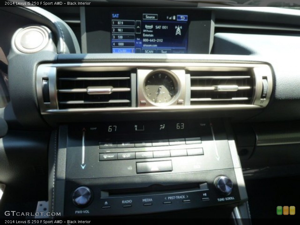 Black Interior Controls for the 2014 Lexus IS 250 F Sport AWD #82547681