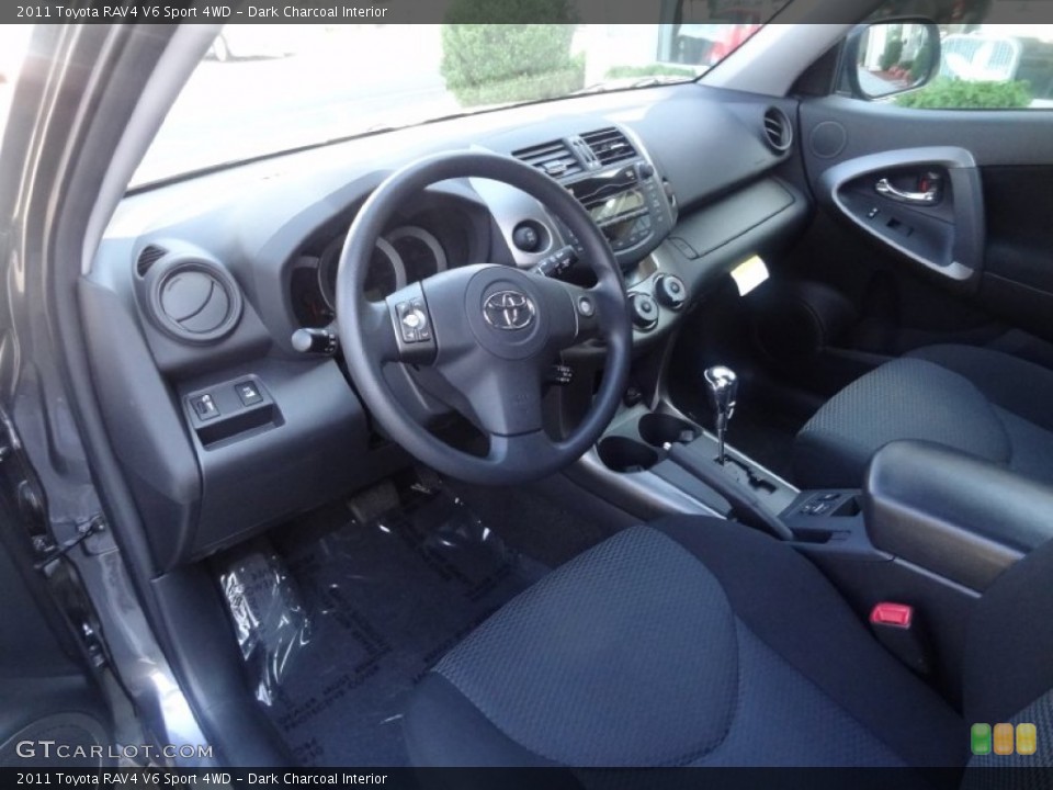 Dark Charcoal Interior Prime Interior for the 2011 Toyota RAV4 V6 Sport 4WD #82547711