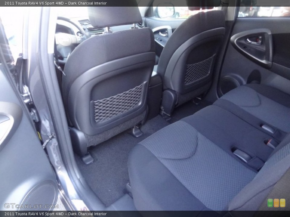 Dark Charcoal Interior Rear Seat for the 2011 Toyota RAV4 V6 Sport 4WD #82547822