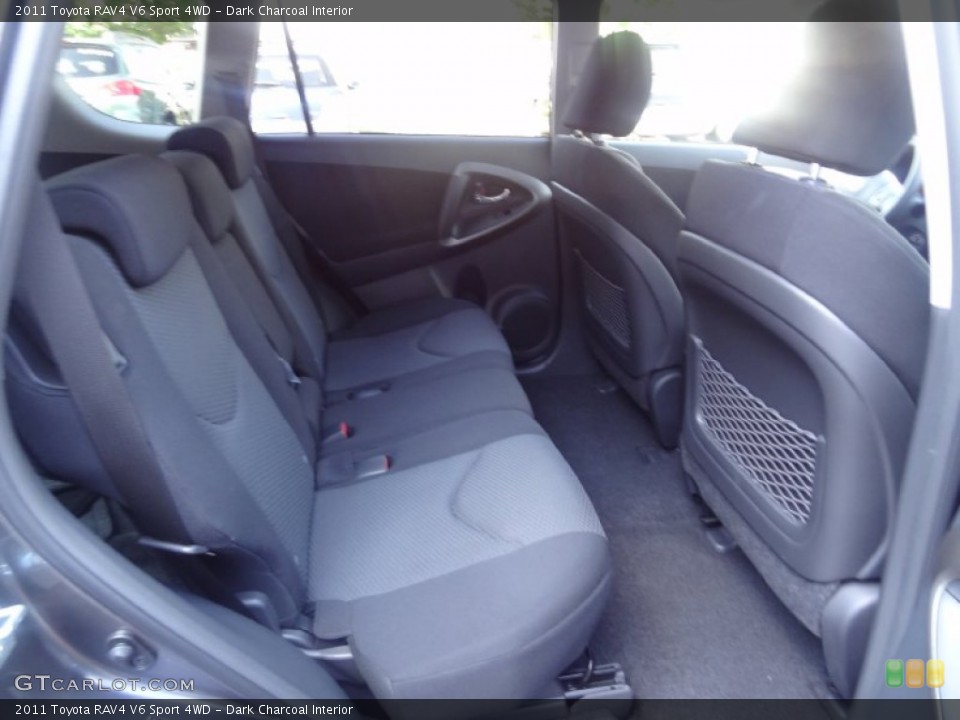 Dark Charcoal Interior Rear Seat for the 2011 Toyota RAV4 V6 Sport 4WD #82547895