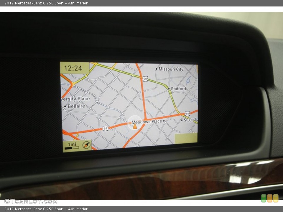 Ash Interior Navigation for the 2012 Mercedes-Benz C 250 Sport #82547999
