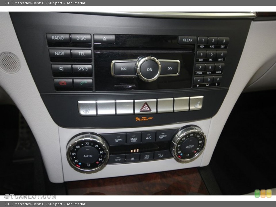 Ash Interior Controls for the 2012 Mercedes-Benz C 250 Sport #82548026