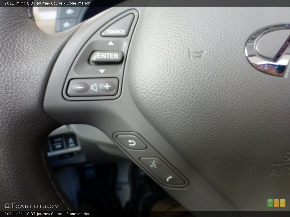 Stone Interior Controls for the 2011 Infiniti G 37 Journey Coupe #82548077