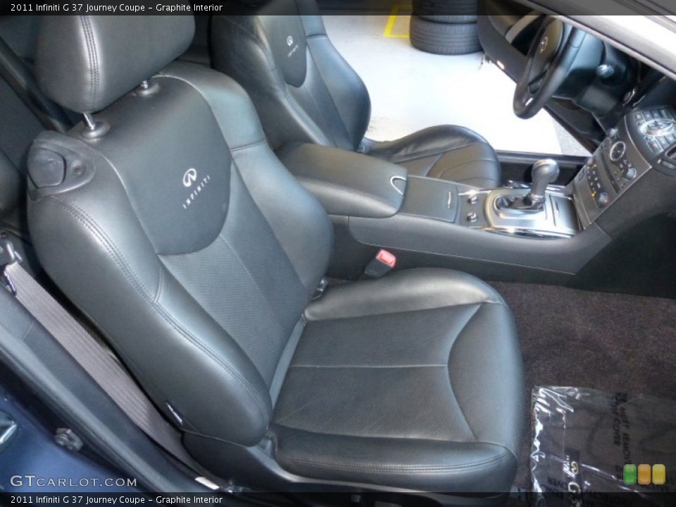 Graphite Interior Front Seat for the 2011 Infiniti G 37 Journey Coupe #82548290
