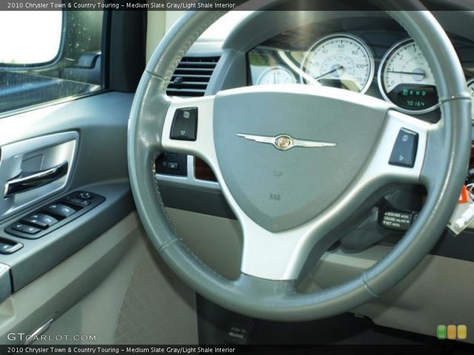 Medium Slate Gray/Light Shale Interior Steering Wheel for the 2010 Chrysler Town & Country Touring #82548848