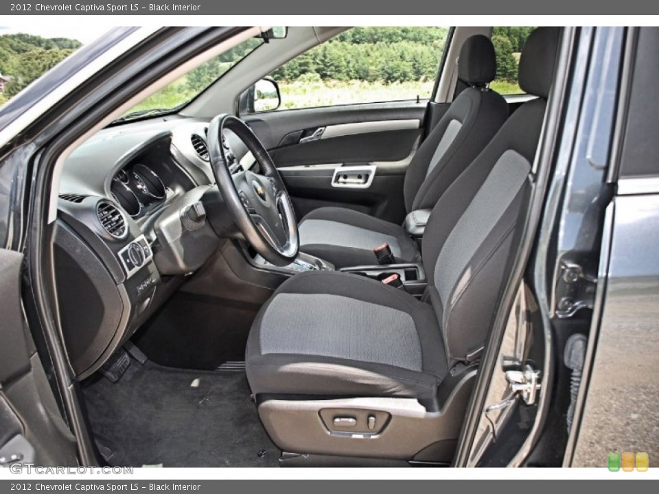 Black Interior Front Seat for the 2012 Chevrolet Captiva Sport LS #82549331