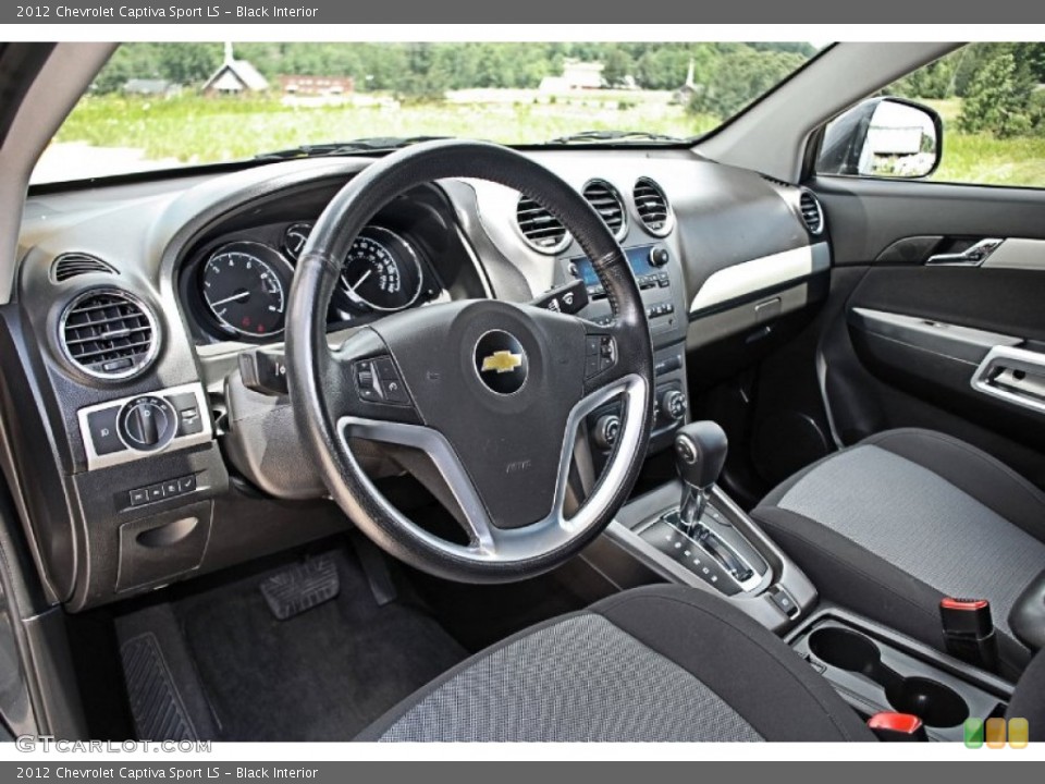 Black 2012 Chevrolet Captiva Sport Interiors