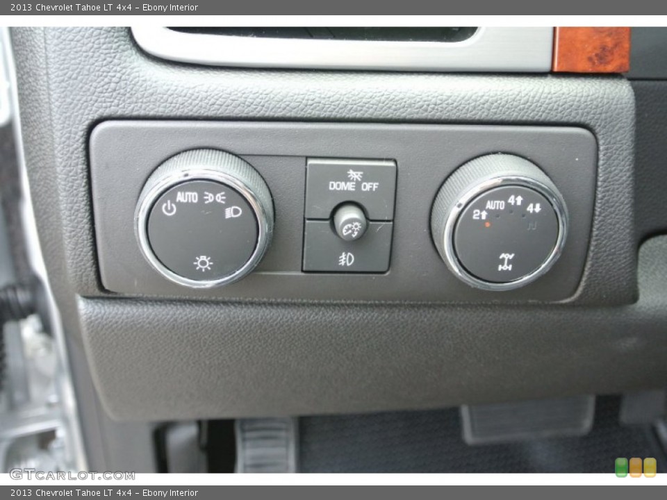 Ebony Interior Controls for the 2013 Chevrolet Tahoe LT 4x4 #82551098