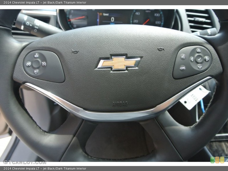 Jet Black/Dark Titanium Interior Controls for the 2014 Chevrolet Impala LT #82551810