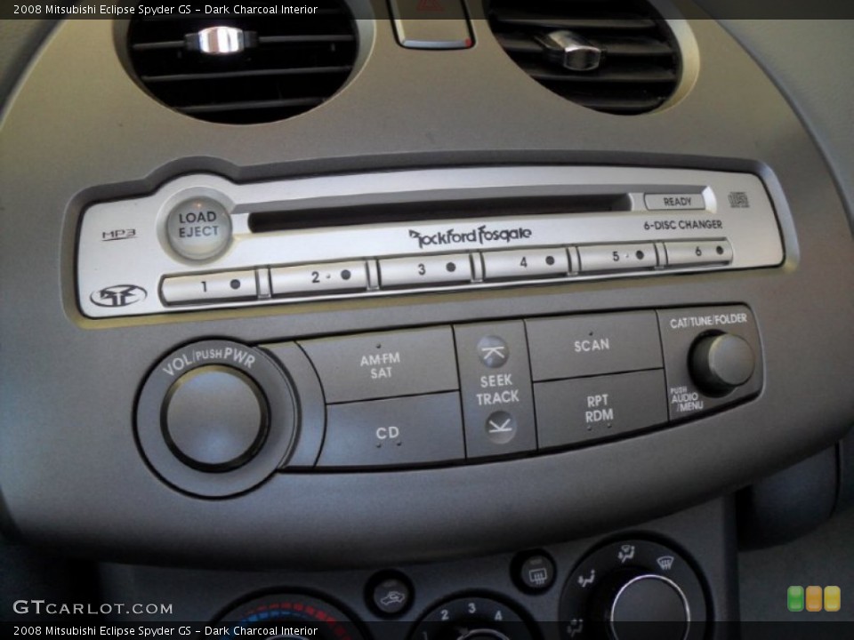 Dark Charcoal Interior Audio System for the 2008 Mitsubishi Eclipse Spyder GS #82552476