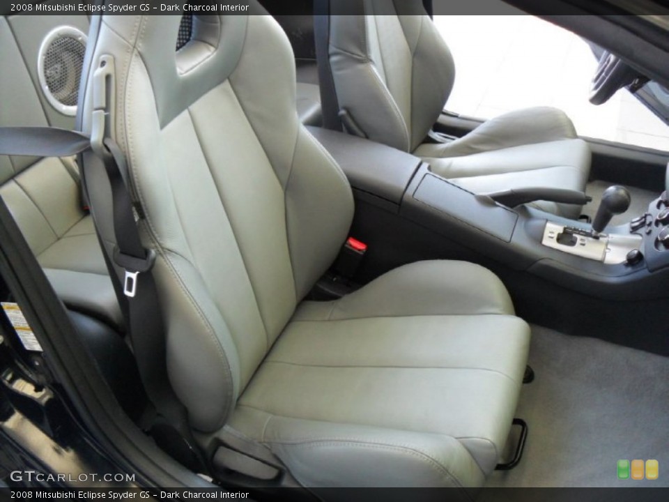 Dark Charcoal Interior Front Seat for the 2008 Mitsubishi Eclipse Spyder GS #82552500