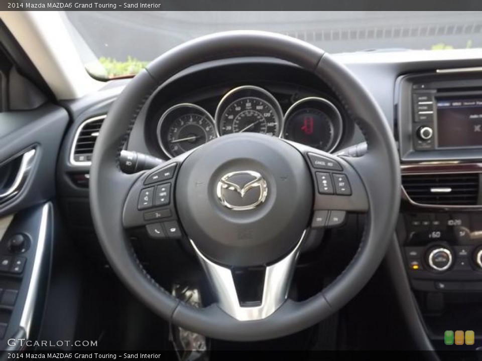 Sand Interior Steering Wheel for the 2014 Mazda MAZDA6 Grand Touring #82552674